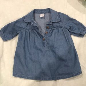 Baby girl Relaxed chambray dress